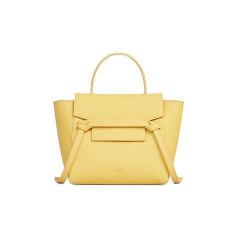 celine nano belt yellow|Celine nano belt bag green.